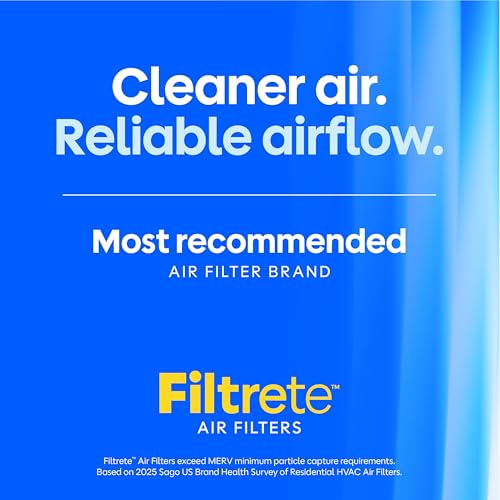 Filtrete 410 Air Filter Replacement - MERV 11, MPR 1000 - Pack of 2