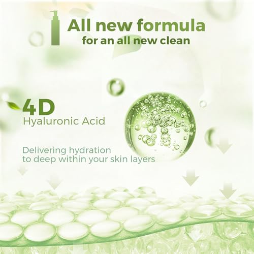 WNP Foaming Face Wash|Gentle Facial Cleanser with Hyaluronic Acid+APG Deep Hydration,Skin Barrier Repair,Zero Friction Exfoliation,for All Skin Types 150ml/5.29oz.