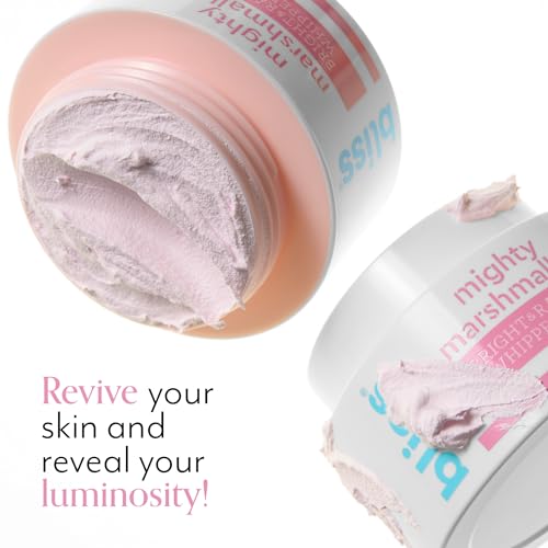 Bliss Radiance-Enhancing Marshmallow & Pumpkin Face Mask Duo for Bright Skin