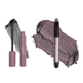 Julep Eyeshadow 101 Cream-to-Powder Waterproof Shadow Stick ? Smoky Amethyst Shimmer, Buildable Lengthening Lash Mascara Black,