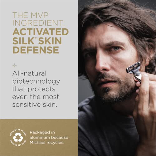 Calming Post Shave Balm by Michael Strahan | Men¡¯s Grooming and Skincare for Dry, Sensitive Skin | Moisturizing and Soothing Aftershave Lotion | 3.4 Fl. Oz