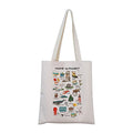 MNIGIU Maine State Tote Bag Maine Camping Gift Maine Keepsake Gift for Native Mainer (Maine Tote)