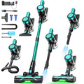 OIRFND Cordless Vacuum Cleaner 58KPa 60Mins 10-in-1 Self-Standing, Army Green