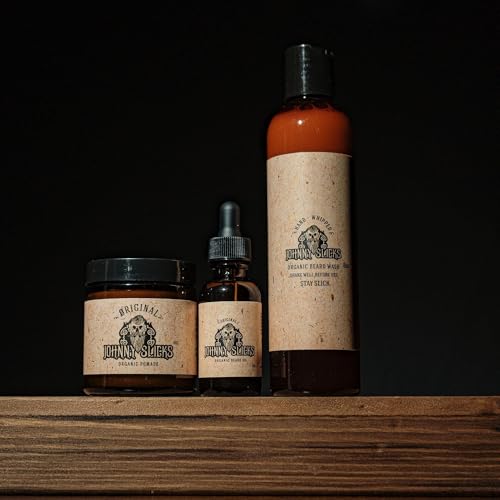 Johnny Slicks Thinning Hair Kit - Rugged Scent Organic Hair Care Set
