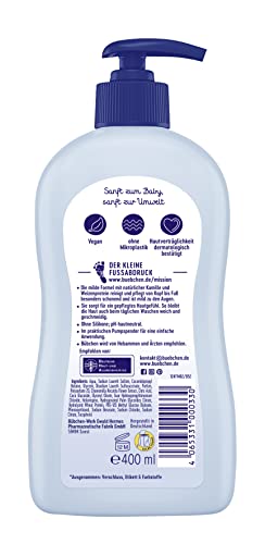 Baby Gentle Chamomile Skin Wash Gel - 400ml, pH Neutral & Dermatologically Tested