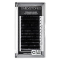 Eyelash Extensions 0.10mm Thickness C Curl Length 13mm Individual Volume Natural-Looking eyelashes Single Size For Lash Extension (0.10,C,13mm)
