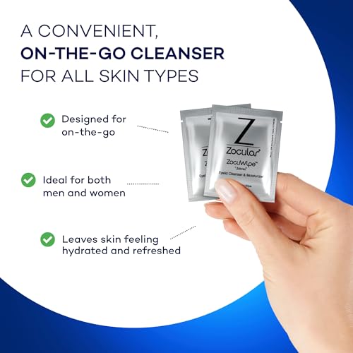 Eyelid Cleansing Wipes - Gentle Moisturizing Support - 15 Count