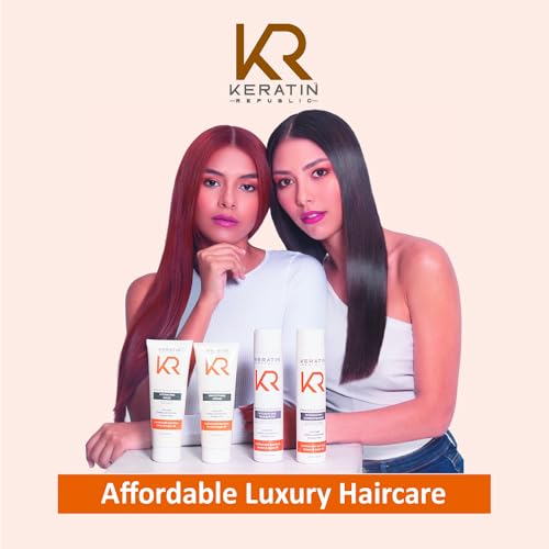 Keratin Collagen Hair Smoothing Cream 6.7 oz - Anti-Frizz, Heat Protect, Salon Quality