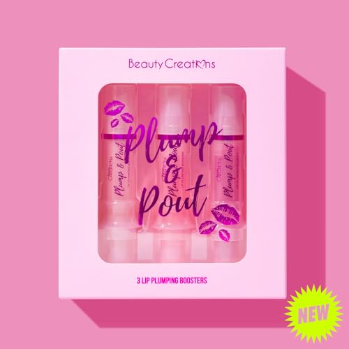 Lip Plumping Lip Gloss Set - Hydrating Vitamin E Infused 3 Piece