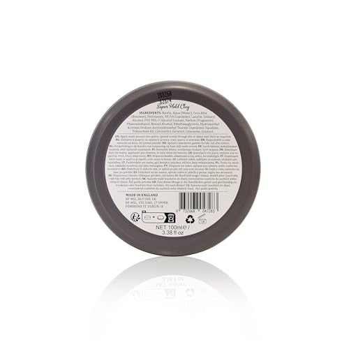 Dapper Dan Ultra Matte Super Hold Hair Clay 1 Oz - Strong, Natural Finish
