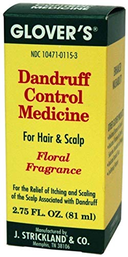 Dandruff Control Medicine with Floral Fragrance - 2.75 oz Pack of 2