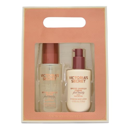 Victoria's Secret Spiced Vanilla Creme Body Care Gift Set - 1.5 Fl Oz Pack of 2
