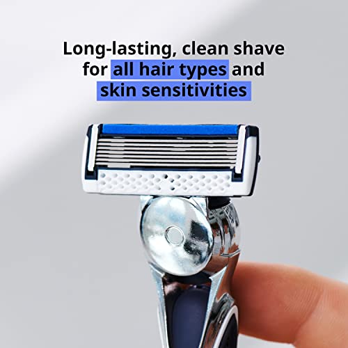 Dorco Pace 7 Razor Cartridges - 7 Blade Technology, No Handle, 12 Pack