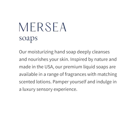 MERSEA Moisturizing Liquid Hand Soap in Large Pump Bottle, Coconut Sugar (16 fl oz)