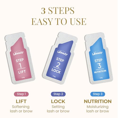 Lash Lift Kit 5 Pairs Silicones + Glue Balm for Lash Perm & Brow Lamination