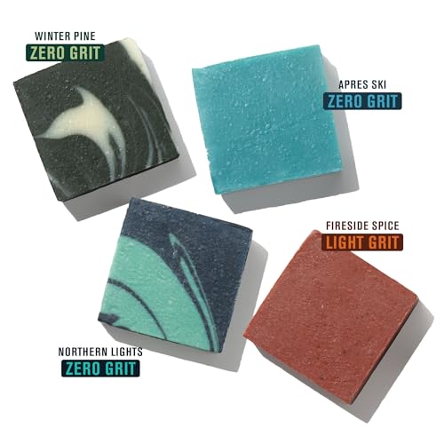 Men's Winter Scent Body Bar Soap Gift Pack - 4 Varieties, 5oz Each