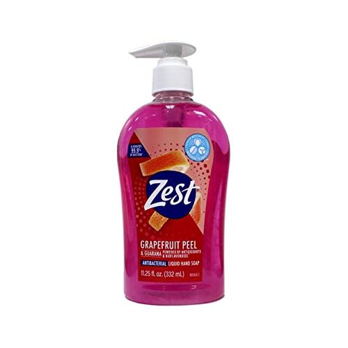 ZEST GRAPEFRUIT PEEL ANTIBACTERIAL LIQUID HAND SOAP 11.25OZ