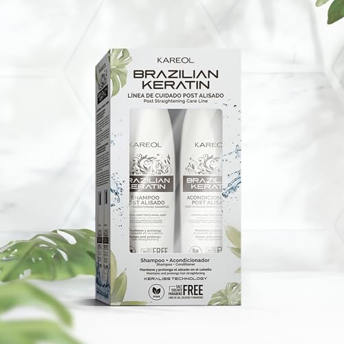 Kareol Sulfate-Free Keratin Post-Relaxing Shampoo & Conditioner Set