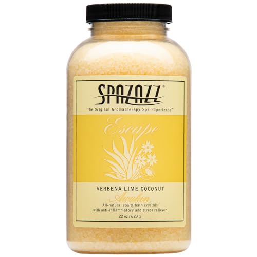 Spazazz Verbena Lime Coconut Aromatherapy Spa Salt - 22 Ounce