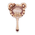 Flower Knows The Sweetie Bear Hand Mirror in Caramel Brown 8.5" L x 4" W
