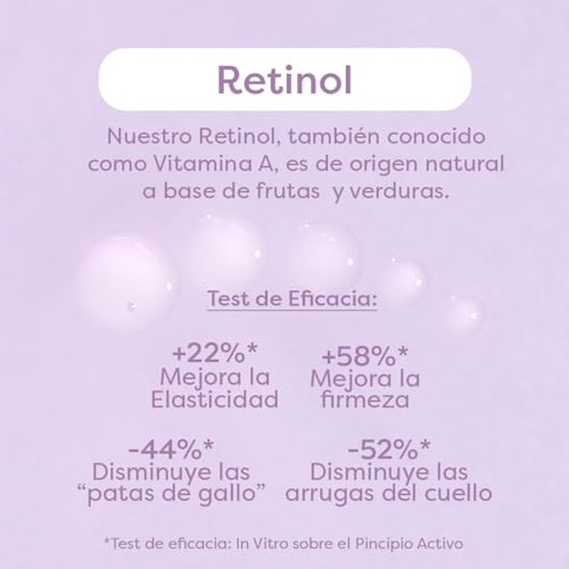 Babaria - Retinol Ampollas Antiedad Procollagen, Piel Renovada, Firme y El?stica, con Vitamin A Premium, Apto para Todo Tipo de Pieles, Incluso Sensibles - 5 Uds de 2 ml