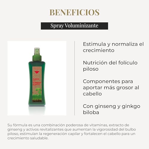 Salerm Biokera Natura Volumizing Spray for Unisex, 10.1 Ounce