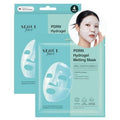 DERMAL Seoul Face PDRN Hydrogel Melting Mask (4 Pack) - 5% Salmon DNA Overnight Regeneration Facial Mask - Skin Barrier Repair & Calming Ritual with Cica & Probiotics - K-Beauty