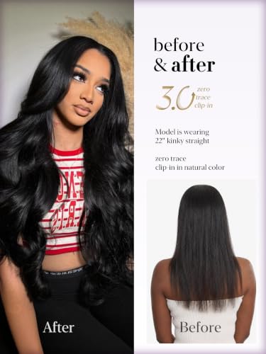 Zero Trace Body Wave Clip-In Hair Extensions 16 Inch 100g - 7pcs