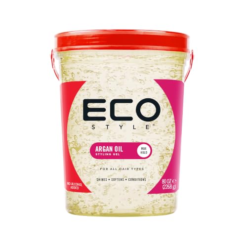 Eco Style Argan Oil Hair Gel 5lb - Strong Hold & Moisturizing Styling Product