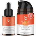 Beauty by Earth Vitamin C Face Cream and Serum - USA Made with Organic & Natural Ingredients