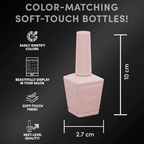 Chaun Legend Fall Must-Haves UV LED Gel Nail Polish Collection Set of 6 - Long-Lasting, Quick Dry, High Shine, Salon-Quality