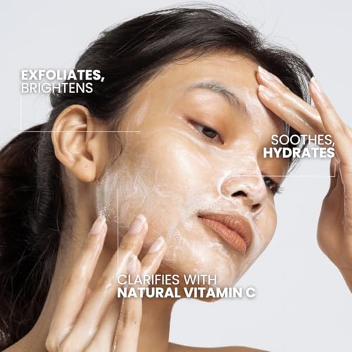 Mint Exfoliating Facial Polish, Gentle Sugar-Based Face Scrub with Apricot Oil, Aloe Vera & Green Tea, Deep Cleansing & Smoothing, Vegan, For All Skin Types, 120ml