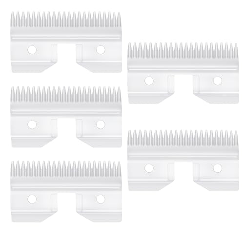 Ceramic Replacement Blade Set for Hair Clippers & Grooming Tools - Coarse 5-Pack