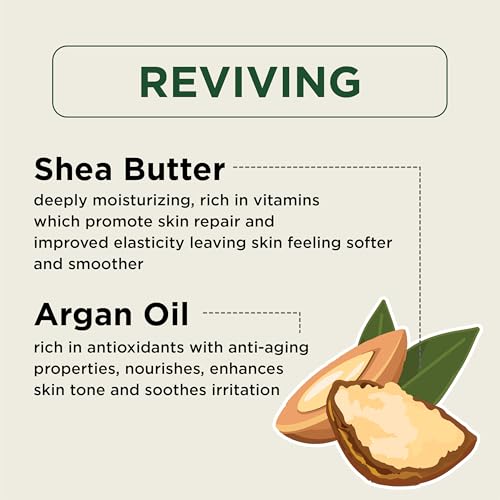 Argan Oil & Shea Body Scrub - Natural Gently Exfoliating Vegan 16 oz - Variation: Argan Shea / 16 Fl Oz