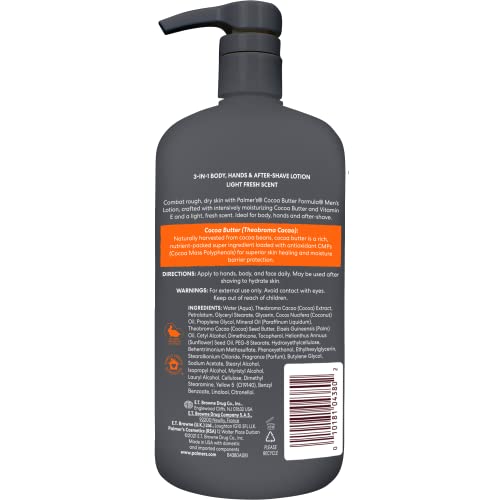 Palmer's Cocoa Butter Formula Men's Face & Body Moisturizer - 33.8oz Pack of 2