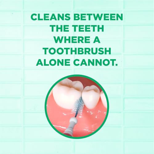 GUM Proxabrush Go-Betweens Moderate Interdental Brushes Pack of 6 - 10 Count