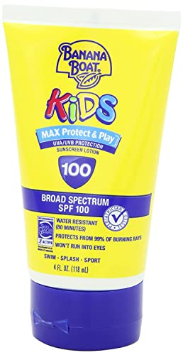 Kids SPF 100 Water-Resistant Sun Protection Lotion - Pack of 3