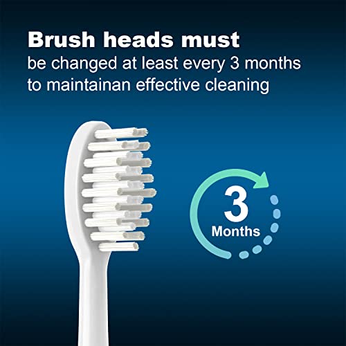 Replacement Toothbrush Heads for Tao Clean Electric Toothbrush - White - Pack of 10