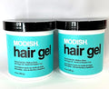 Strong Hold Hair Gel with Argan Oil - Alcohol Free, Humidity Resistant, 16 oz Set