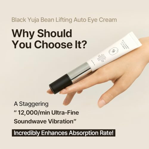 HEVEBLUE Yuja Bean Lifting Eye Cream for Sensitive Skin – Vegan, Anti-Aging Eye Treatment