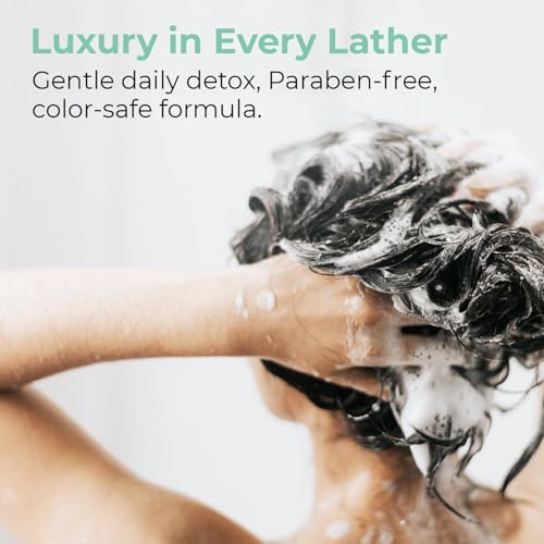 Daily Detox Shampoo 15.2oz - Clarifying Hair Wash with Aloe & Vitamin B5 - Gentle Buildup & Residue Remover - Variation of THIS listing