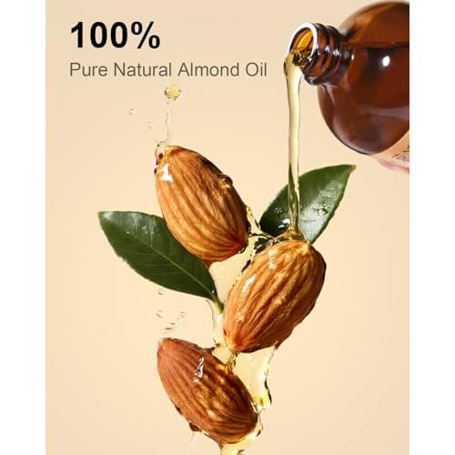 Almond Oil and Jojoba Oil Bundle 16 fl oz - 100% Pure Natural Cold Pressed Carrier Oils for Skin, Hair & Body - Certified Organic Moisturizing Oil