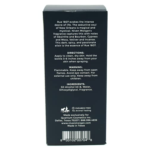 Men's Black Cypress Cologne - Spicy Pine Scent with Absinthe & Vetiver