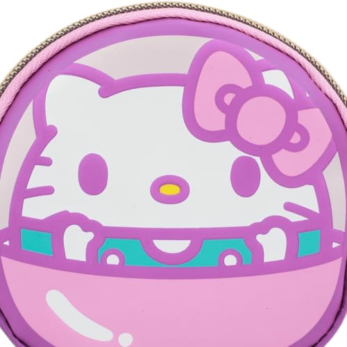Hello Kitty Cosmetic Set - 3-Piece Fun Claw Machine Style Makeup Bag