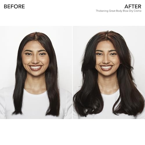 Volumizing Heat Protectant Hair Cream for Fine to Medium Wavy & Straight Hair