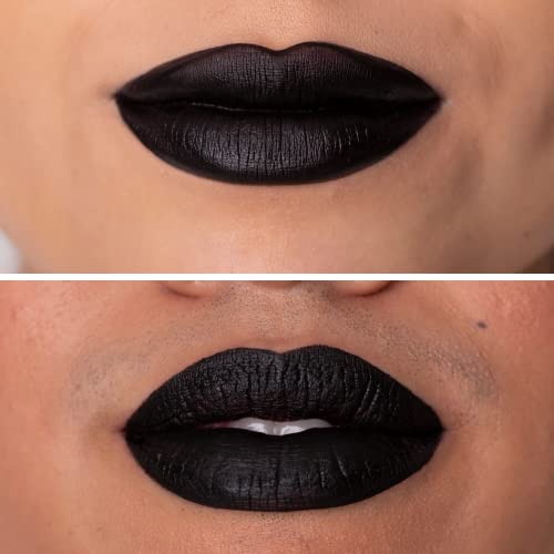 Long Lasting Matte Liquid Lipstick - Naughty Noir - Pack of 3