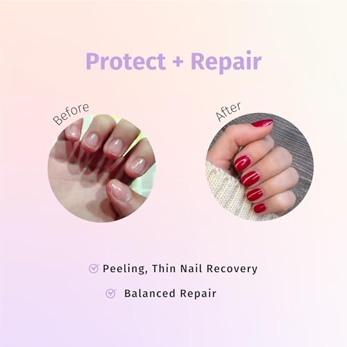 Duri Rejuvacote 2 Nail Growth Base & Top Coat - Pack of 2 for Fragile Nails