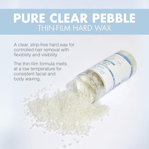 Satin Smooth Pure Clear Hard Wax Beads for Face & Body - 23oz (Pure Clear)