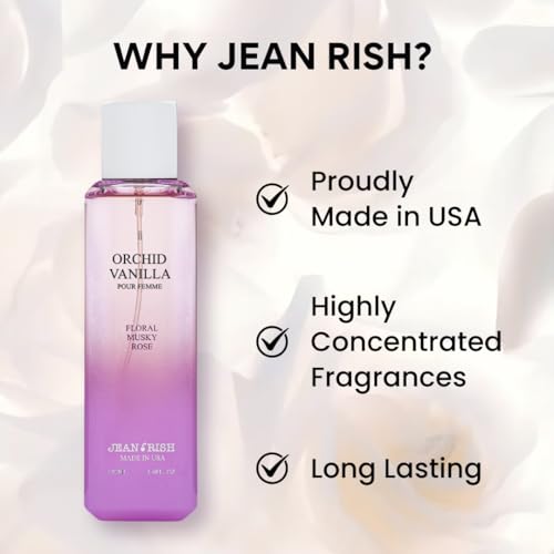 Jean Rish Orchid Vanilla Eau de Parfum for Women 100ml Floral Fruity