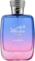 RASASI Hawas London Eau de Parfum Spray 3.38 Fl Oz Men’s Fragrance - Spicy, Fruity, Floral, Amber